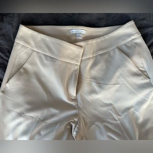Size 8 Tall New York and Company Beige Work Pants
